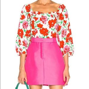 Rixo Veronica Floral Blouse